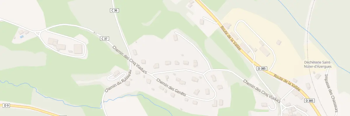 Plan du 384 Che des Cinq Viaducs à Saint-Nizier-d’Azergues