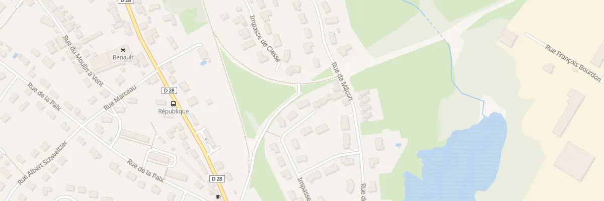Plan du 16 Rue de Solutré à Montchanin