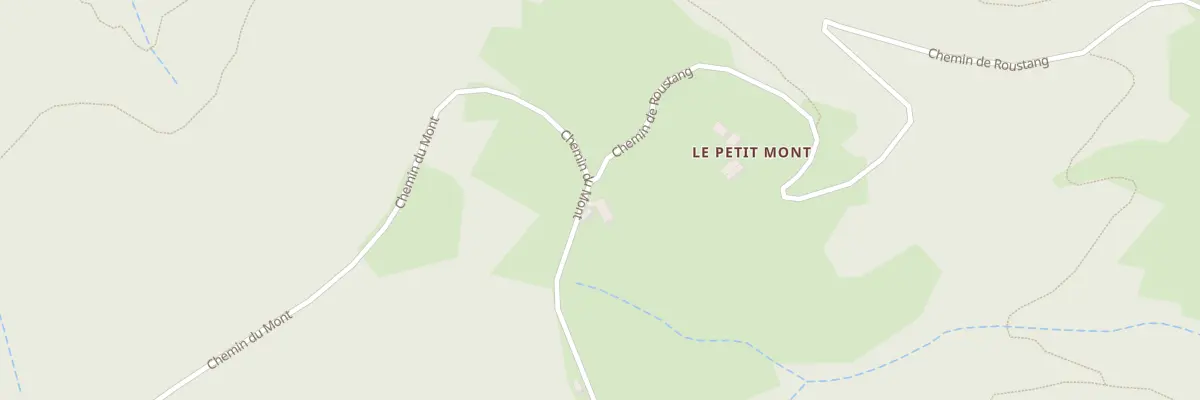 Plan du 1895 Che du Mont à Rochepaule