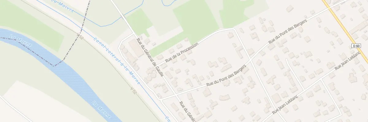 Plan du 7 Rue de la Procession à Pogny