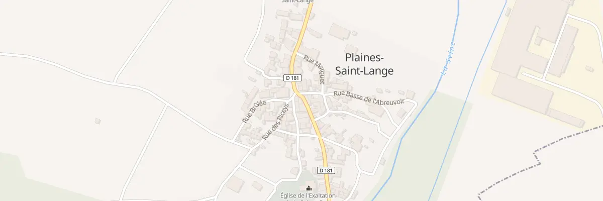 Plan du 3 Gr Grande Rue du Moulin à Plaines-Saint-Lange