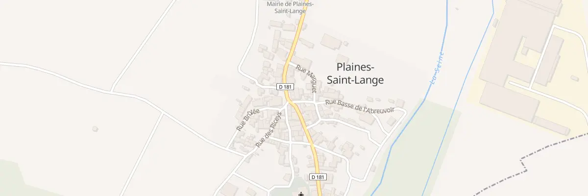 Plan du 1 Rue du Pont à Plaines-Saint-Lange