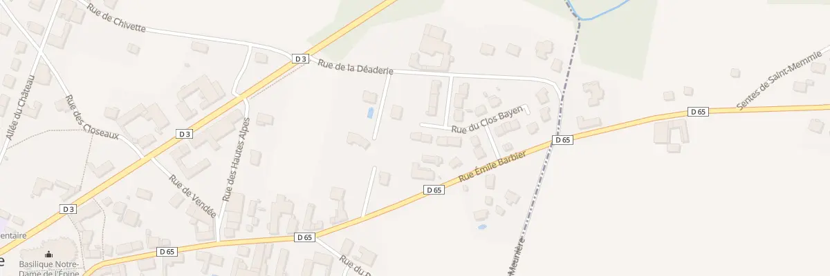 Plan du 7 Rue du Clos Bayen à L’Épine