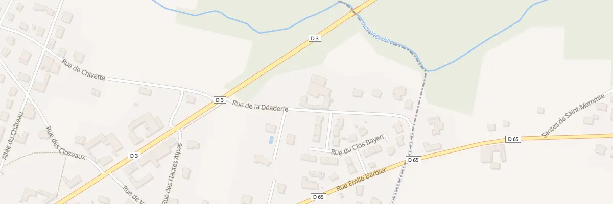 Plan du 15 Rue de la Deaderie à L’Épine