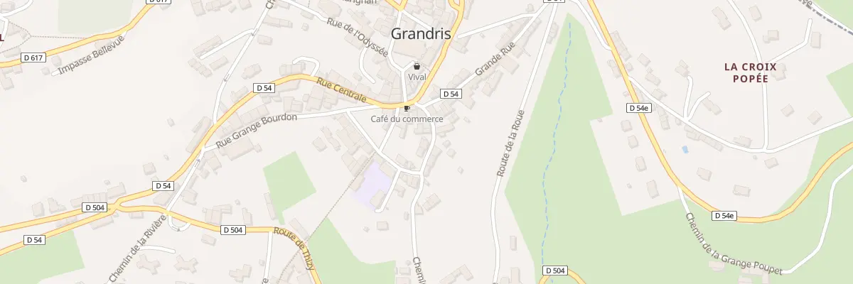 Plan du 5505 Rue des Ecoles à Grandris