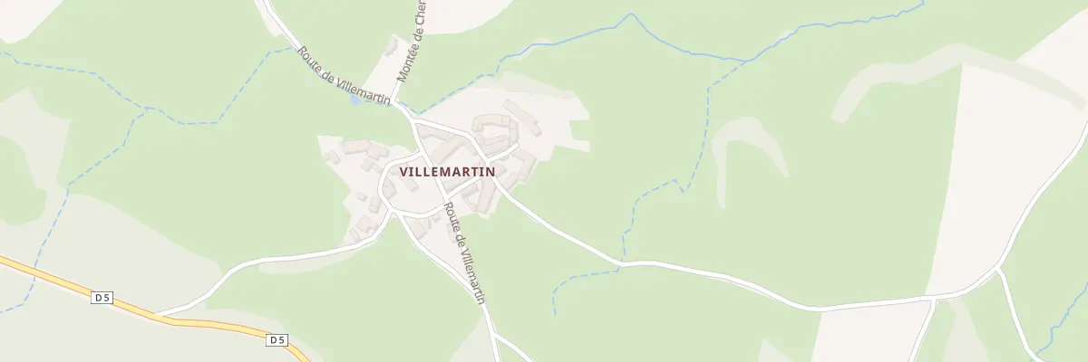 Plan du 5112 Villemartin à Saint-Bonnet-des-Bruyères