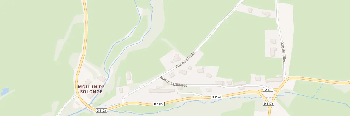 Plan du 5 Rue du Moulin (solonge) à Mimeure