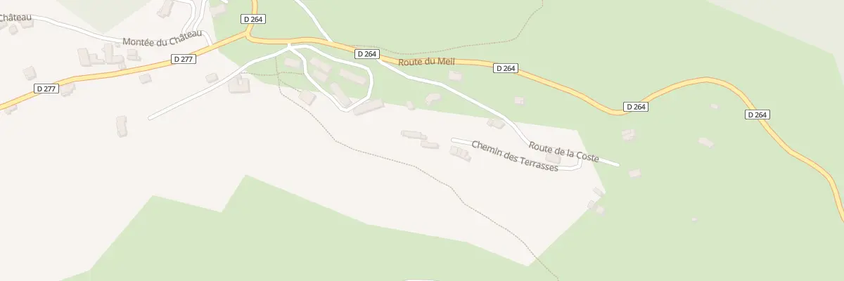 Plan du 5043 La Coste à Saint-Barthélemy-le-Meil