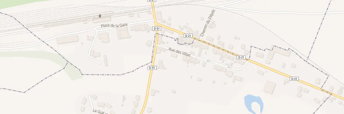 Plan du 1B Rue des Villas à Coucy
