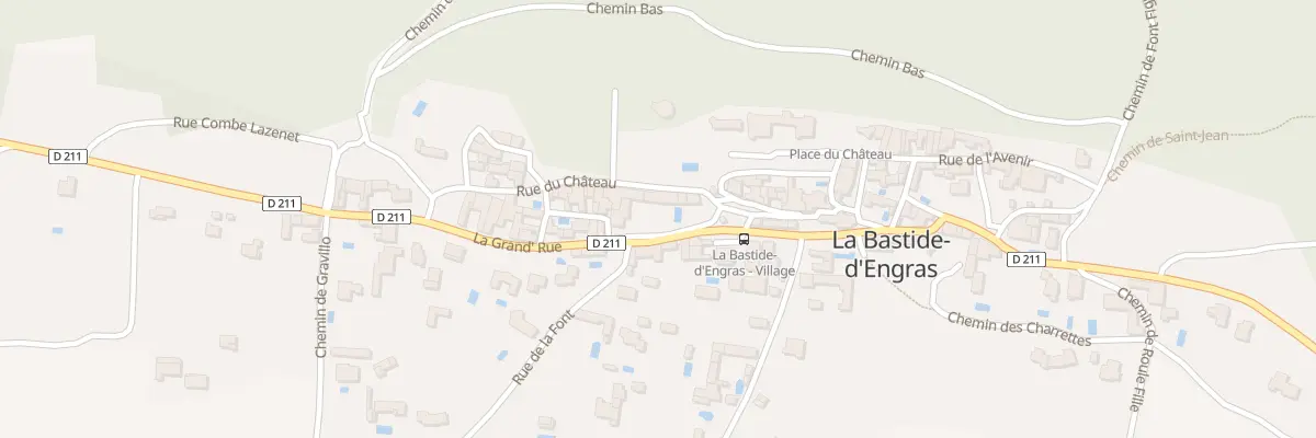 Plan du 5112 Rue de l’Horloge à La Bastide-d’Engras
