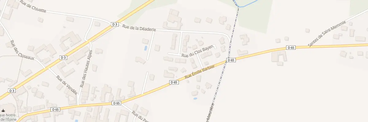 Plan du 4 Rue du Clos Bayen à L’Épine