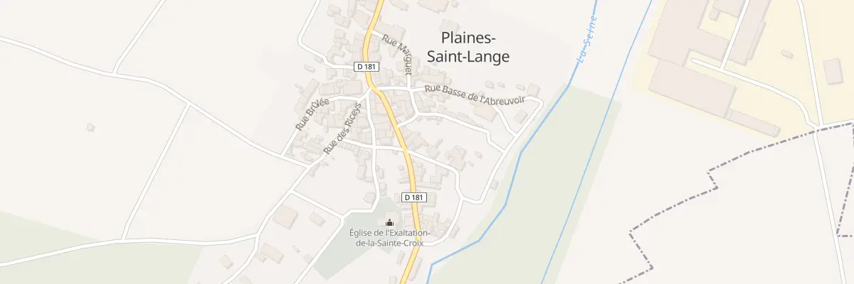 Plan du 10 Grande Rue du Moulin à Plaines-Saint-Lange