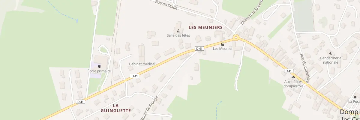 Plan du 159 Rte de Montmelard à Dompierre-les-Ormes