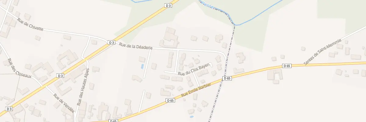 Plan du 12 Rue du Clos Bayen à L’Épine