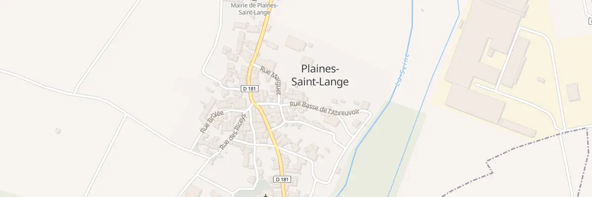 Plan du 6 Rue Basse de l’Abreuvoir à Plaines-Saint-Lange