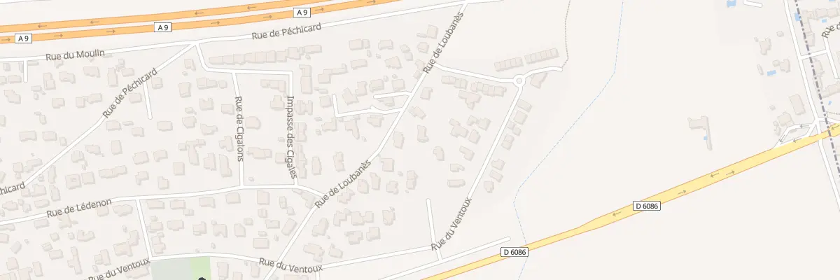 Plan du 13 Rue de Loubanès à Saint-Gervasy