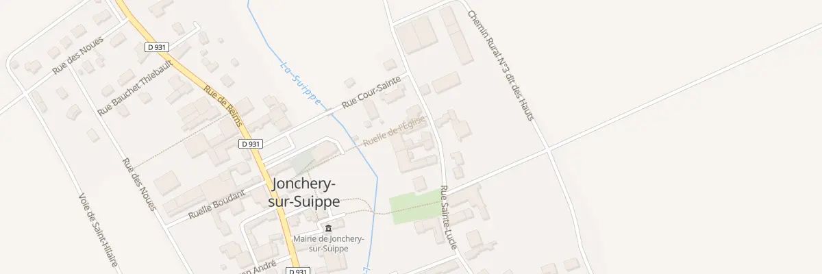 Plan du 11 Rue Sainte-Lucie à Jonchery-sur-Suippe