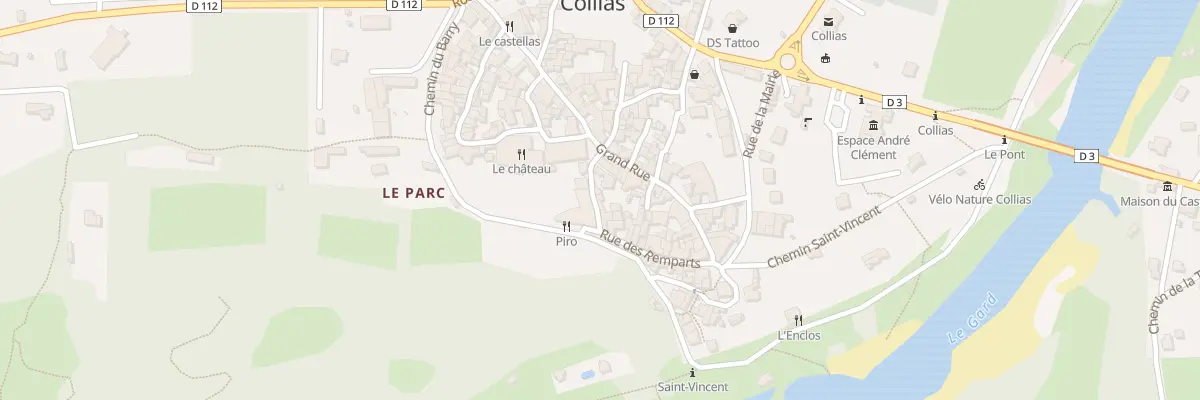 Plan du 5 Rue des Cypres à Collias