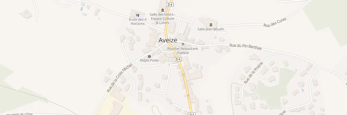 Plan du 40 Gr Rue à Aveize