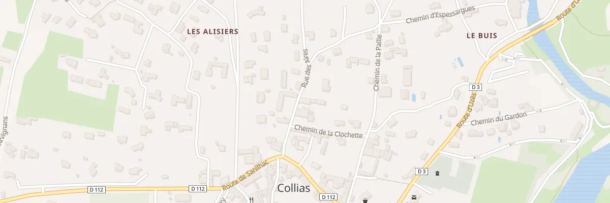 Plan du 8 Rue des Aires à Collias