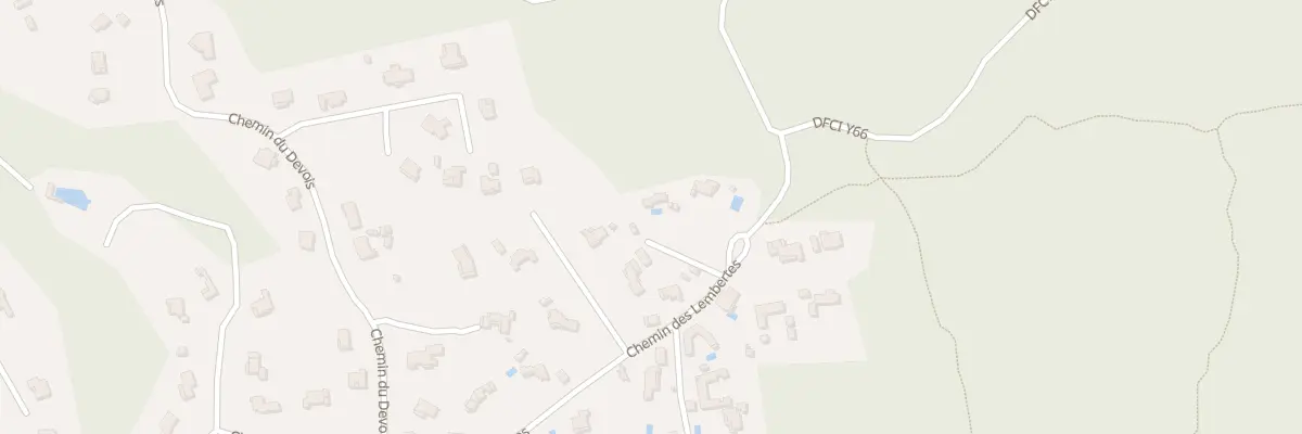 Plan du 345 Che des Lembertes à Saint-Siffret