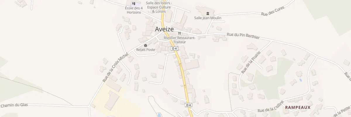 Plan du 74 Gr Rue à Aveize