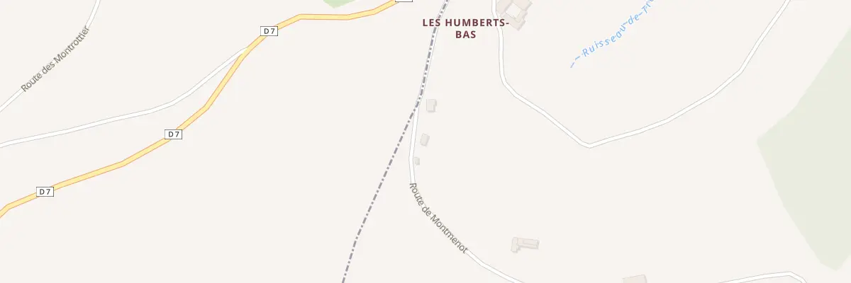 Plan du 235 Rte de Montmenot à Ancy