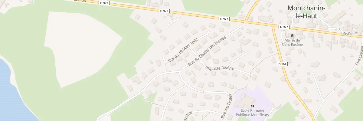 Plan du 92 Rue du 19 Mars 1962 à Saint-Eusèbe