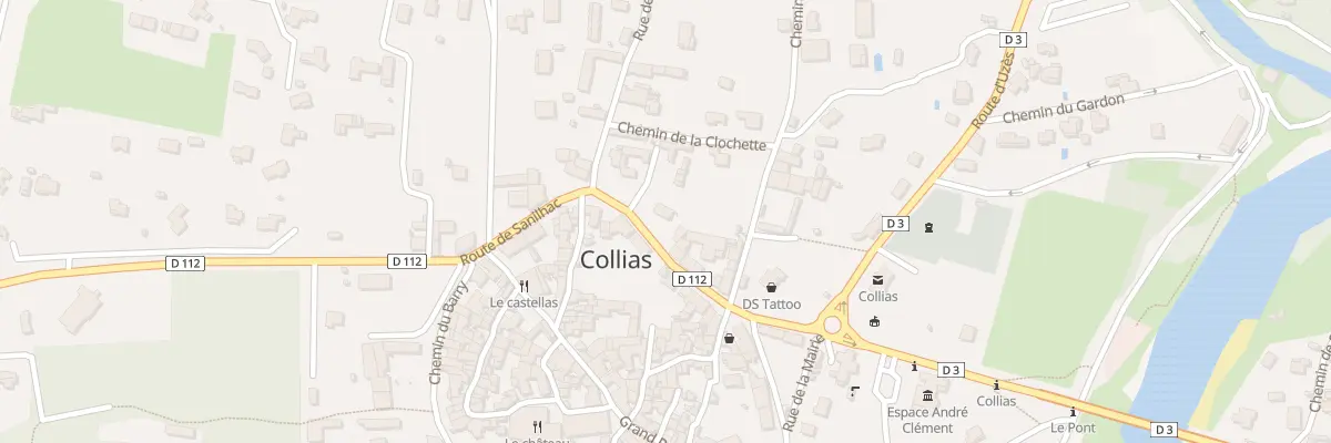 Plan du 2 Imp des Escareaux à Collias