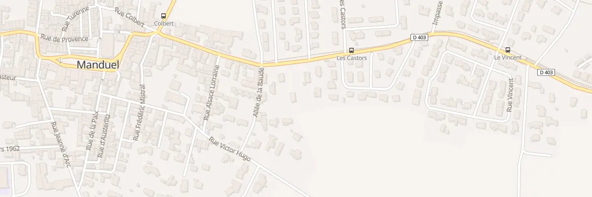 Plan du 38C Rue de Bellegarde à Manduel