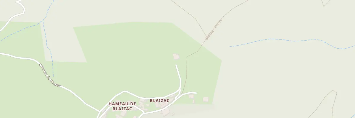 Plan du 5233 Blaizac à Ajoux