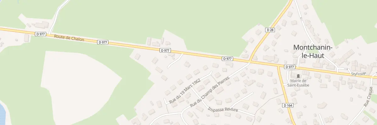Plan du 18 Rte de Chalon à Saint-Eusèbe
