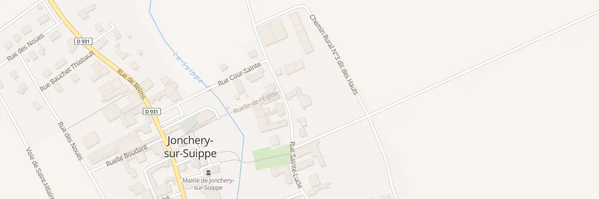 Plan du 8 Rue Sainte-Lucie à Jonchery-sur-Suippe