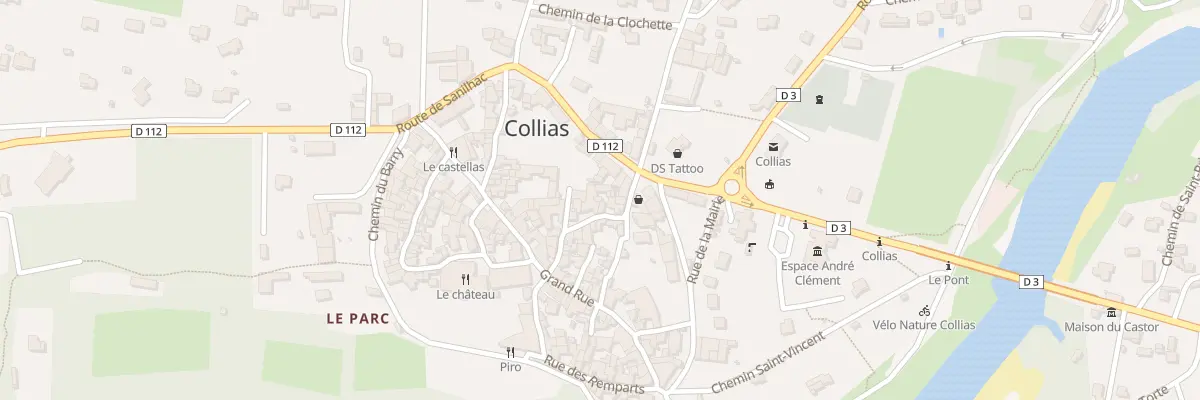 Plan du 11 Rue des Templiers à Collias