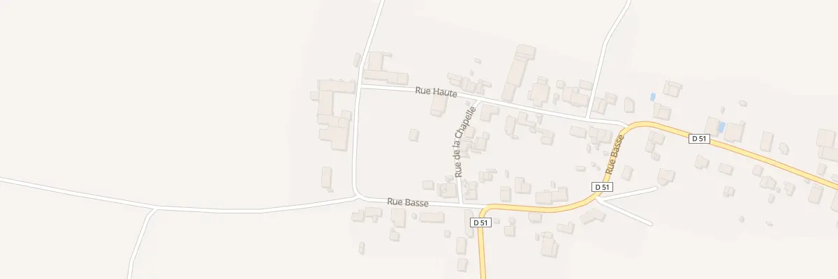 Plan du 2 Rue de la Chapelle à Lucquy