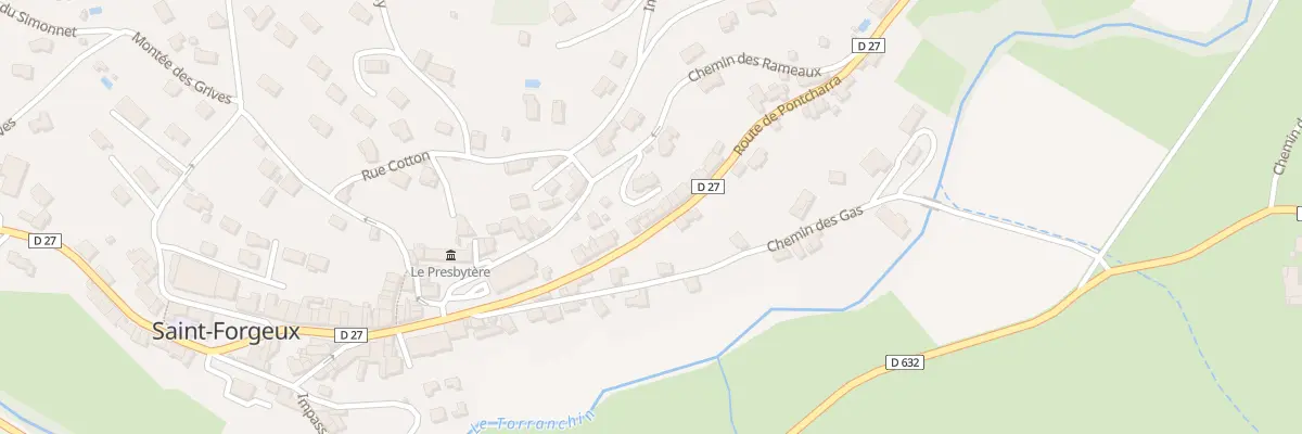 Plan du 303 Rte De Pontcharra à Saint-Forgeux