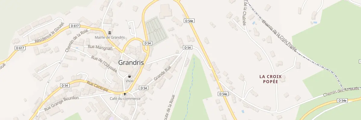 Plan du 5169 Gr Grande Rue à Grandris