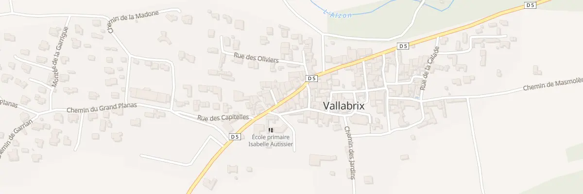 Plan du 5095 Le Village à Vallabrix
