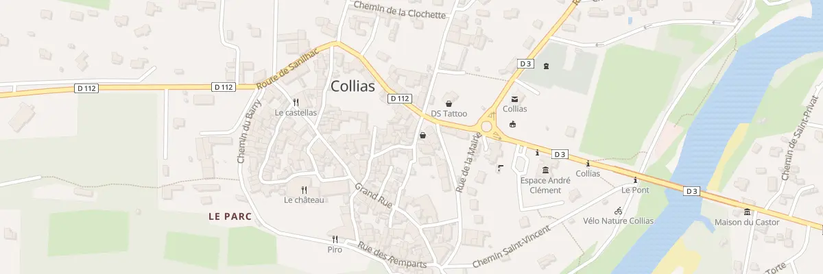 Plan du 17 Rue des Templiers à Collias