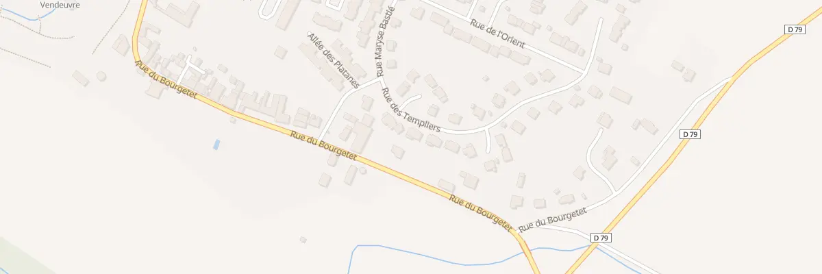 Plan du 10 Rue des Templiers à Vendeuvre-sur-Barse