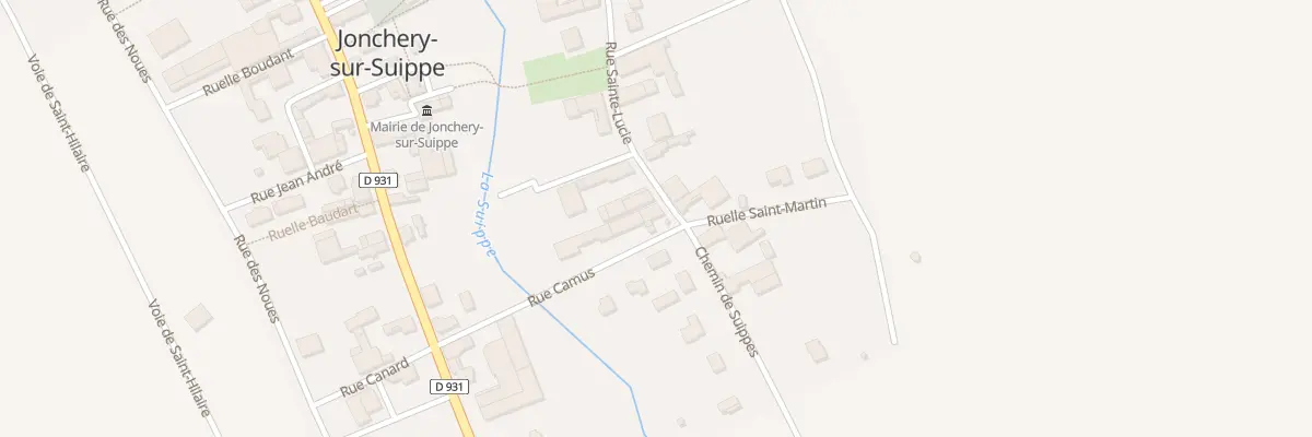 Plan du 1 Rue Sainte-Lucie à Jonchery-sur-Suippe