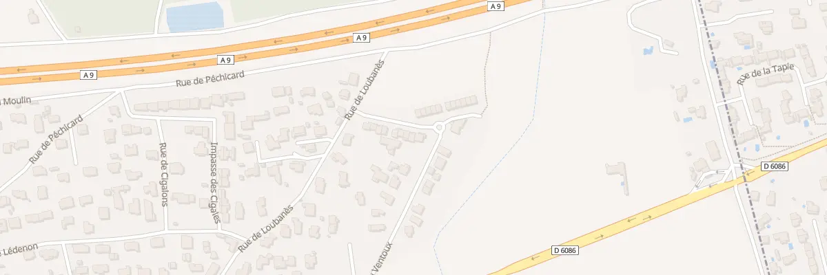 Plan du 86 Rue du Ventoux à Saint-Gervasy