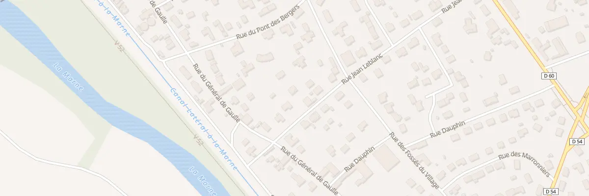 Plan du 8 Rue Jean Leblanc à Pogny
