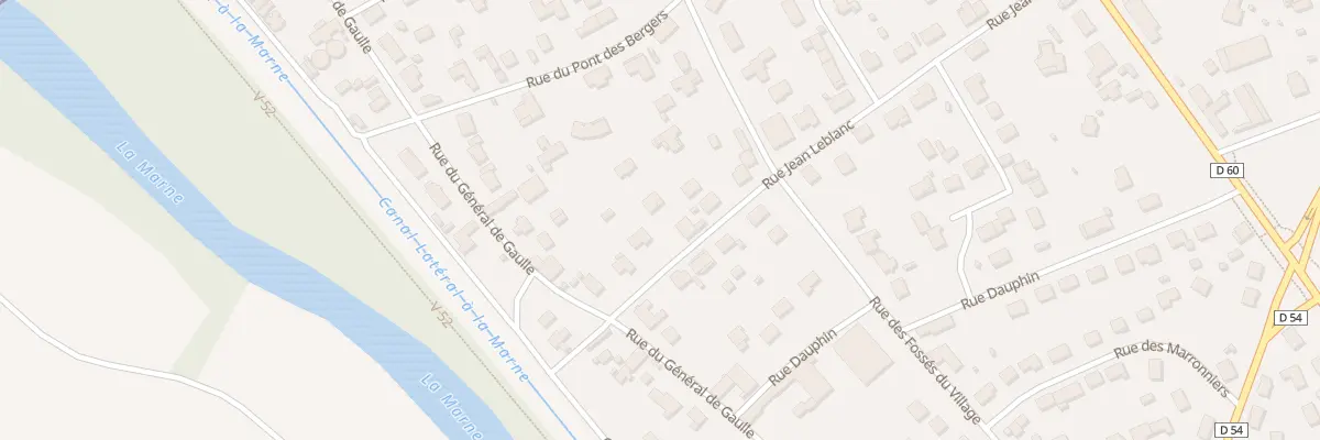 Plan du 8 Rue Jean Leblanc à Pogny