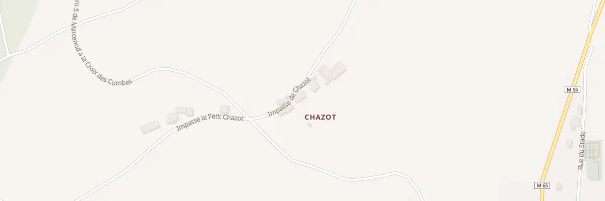 Plan du 5088 Chazot à Marcenod
