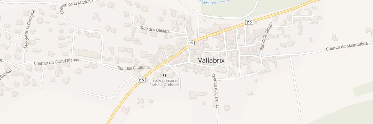 Plan du 5090 Le Village à Vallabrix