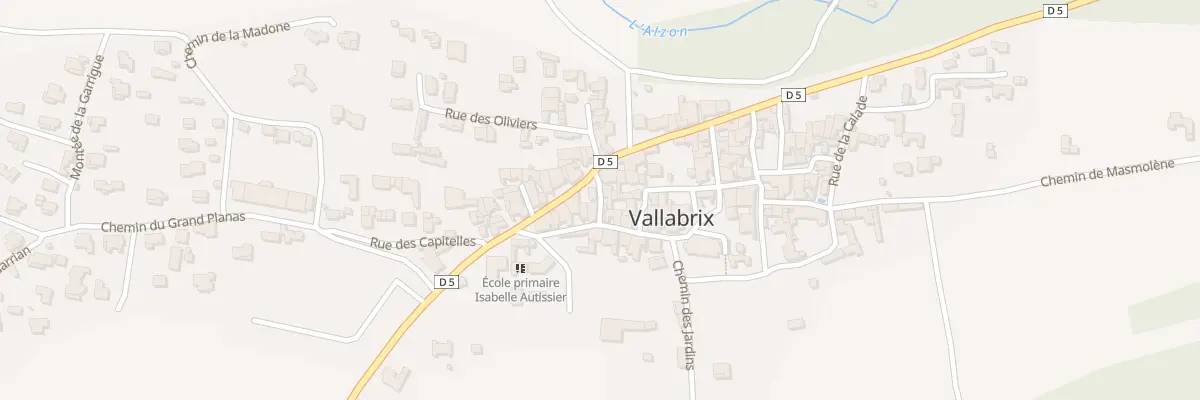 Plan du 5201 Rue de la Mola à Vallabrix