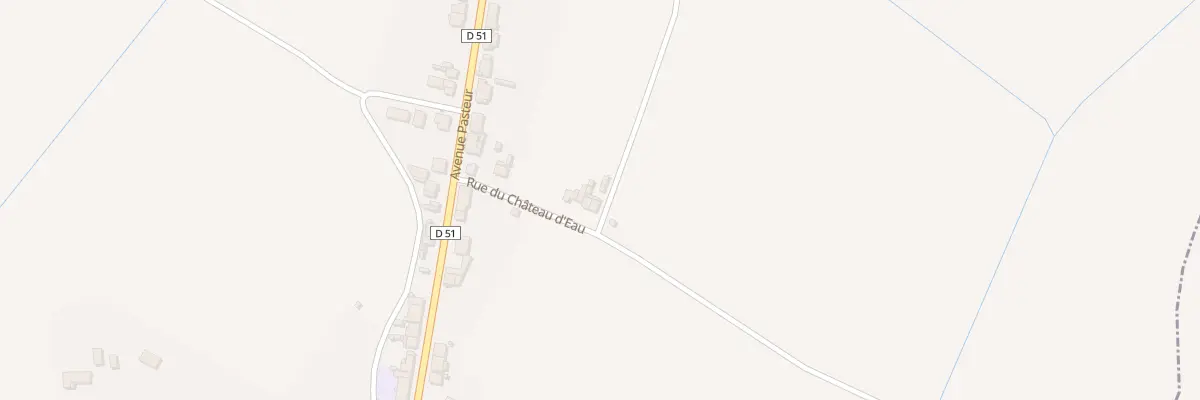 Plan du 7 Rue du Château d’Eau à Lucquy