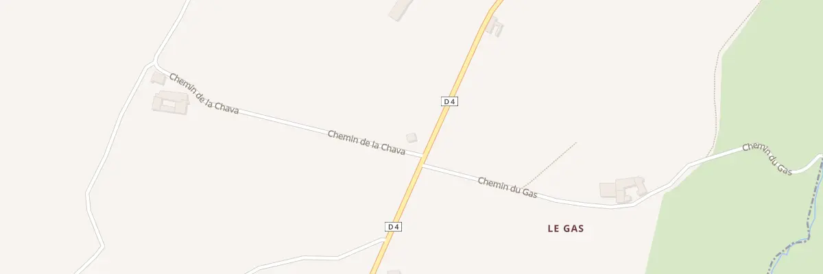 Plan du 10 Che de la Chava à Aveize