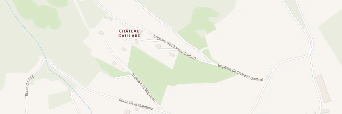 Plan du 5334 Château Gaillard à Saint-Clément-sur-Valsonne